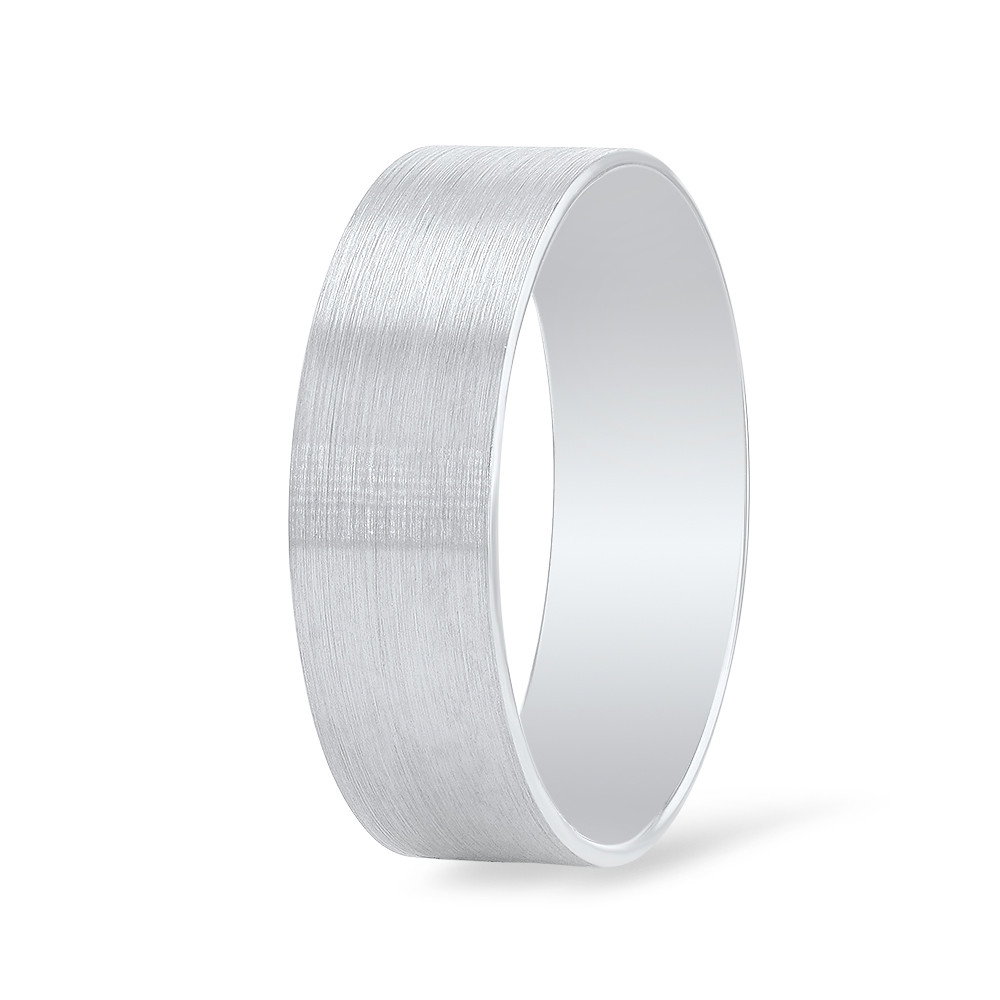 Flat Matte 7mm Wedding Band