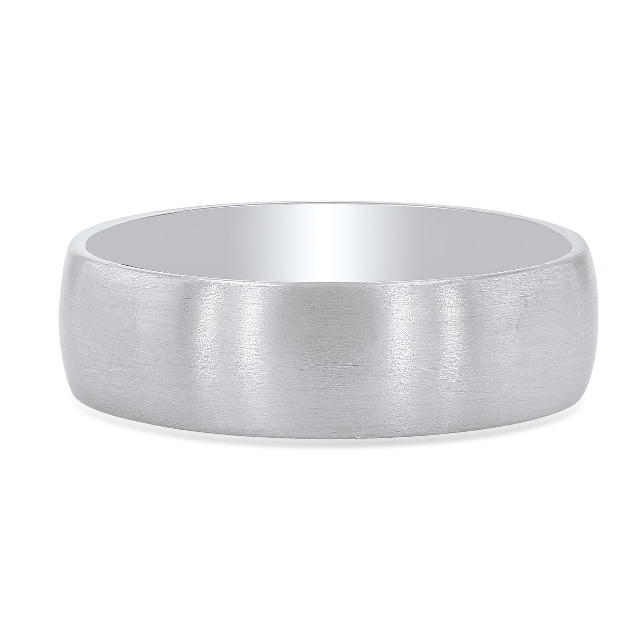 Classic Dome Matte 6.5mm Wedding Band