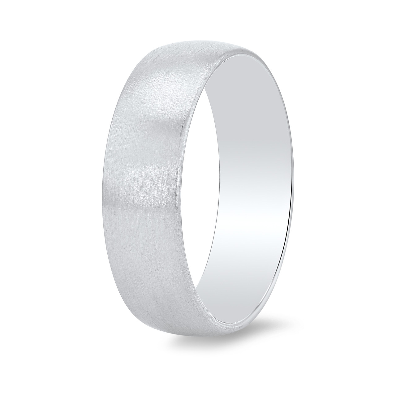 Classic Dome Matte 6.5mm Wedding Band