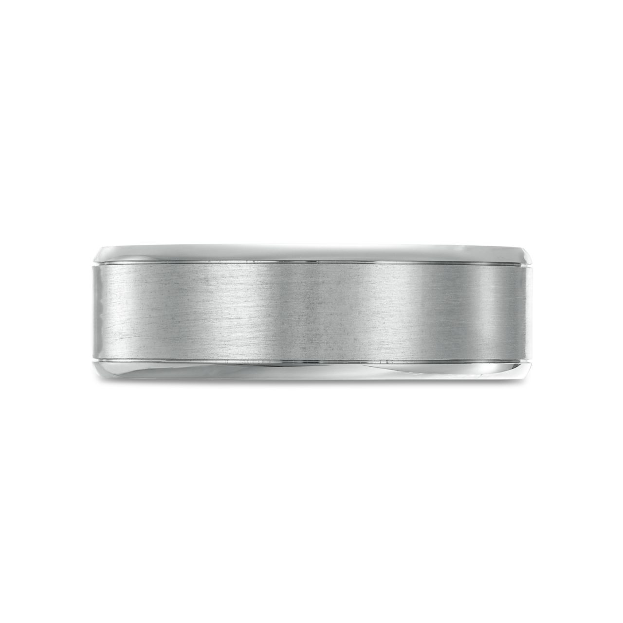 Matte Polished Edge 7mm Wedding Band