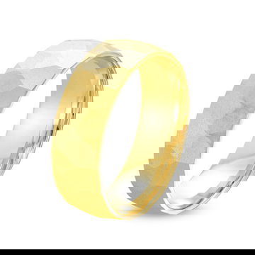 Matte Hammered 7mm Wedding Band