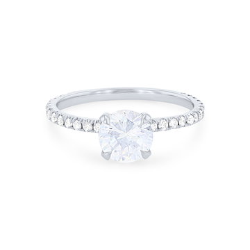 Michael M. Crown Hidden Halo Engagement Setting In White Gold 18K