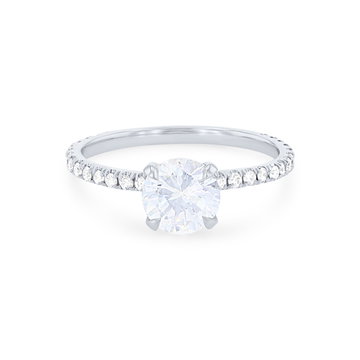 Michael M. Crown Hidden Halo Engagement Setting In White Gold 18K
