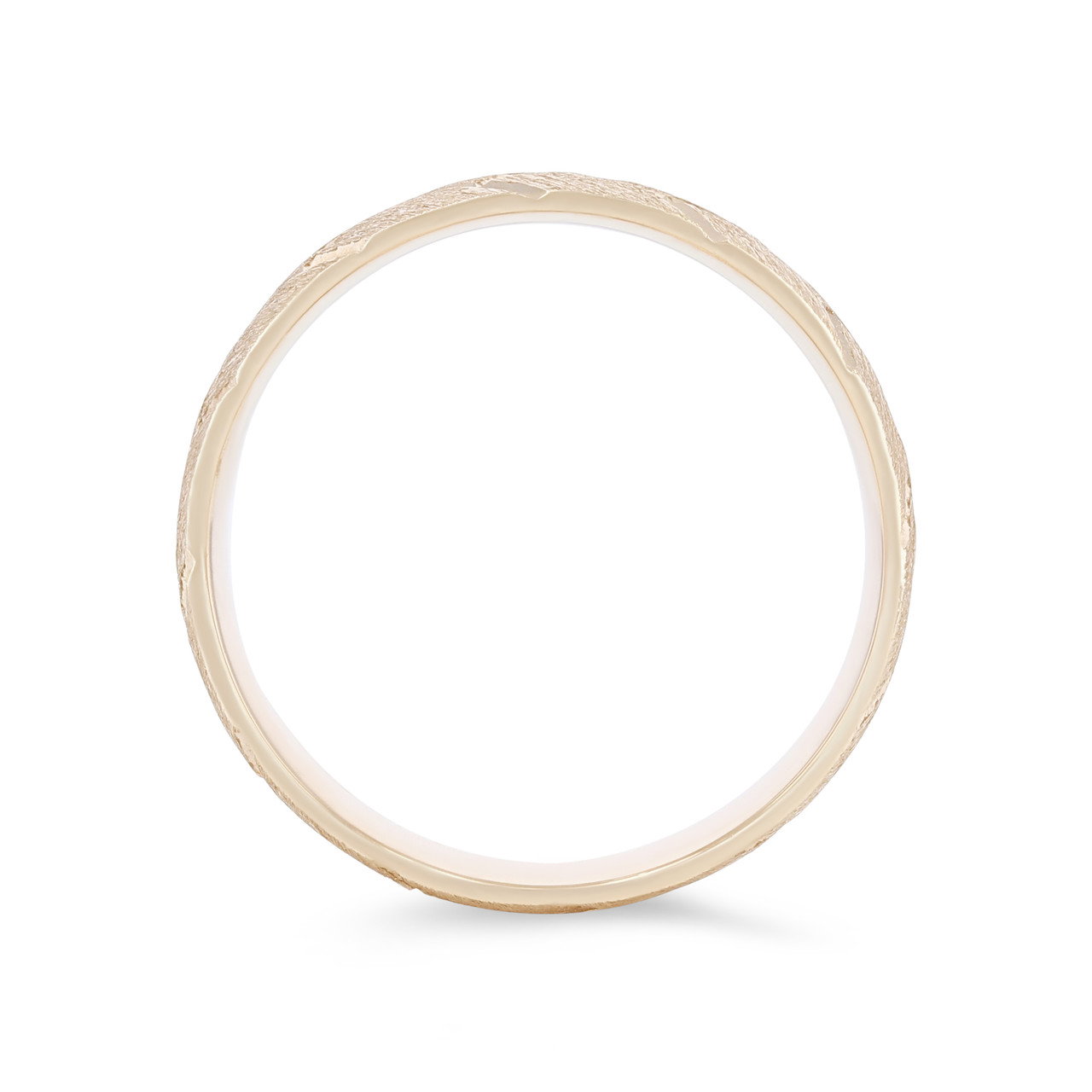 Matte Shimmer Braided 8mm Wedding Band 1
