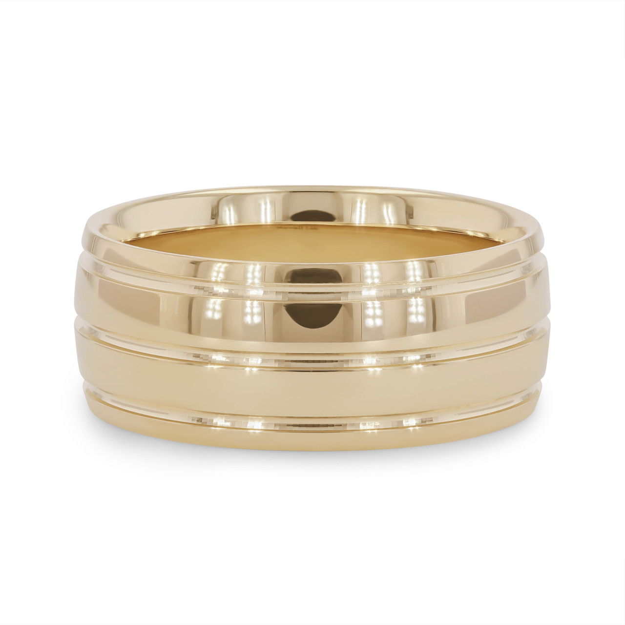 Multirow Groove 9mm Wedding Band