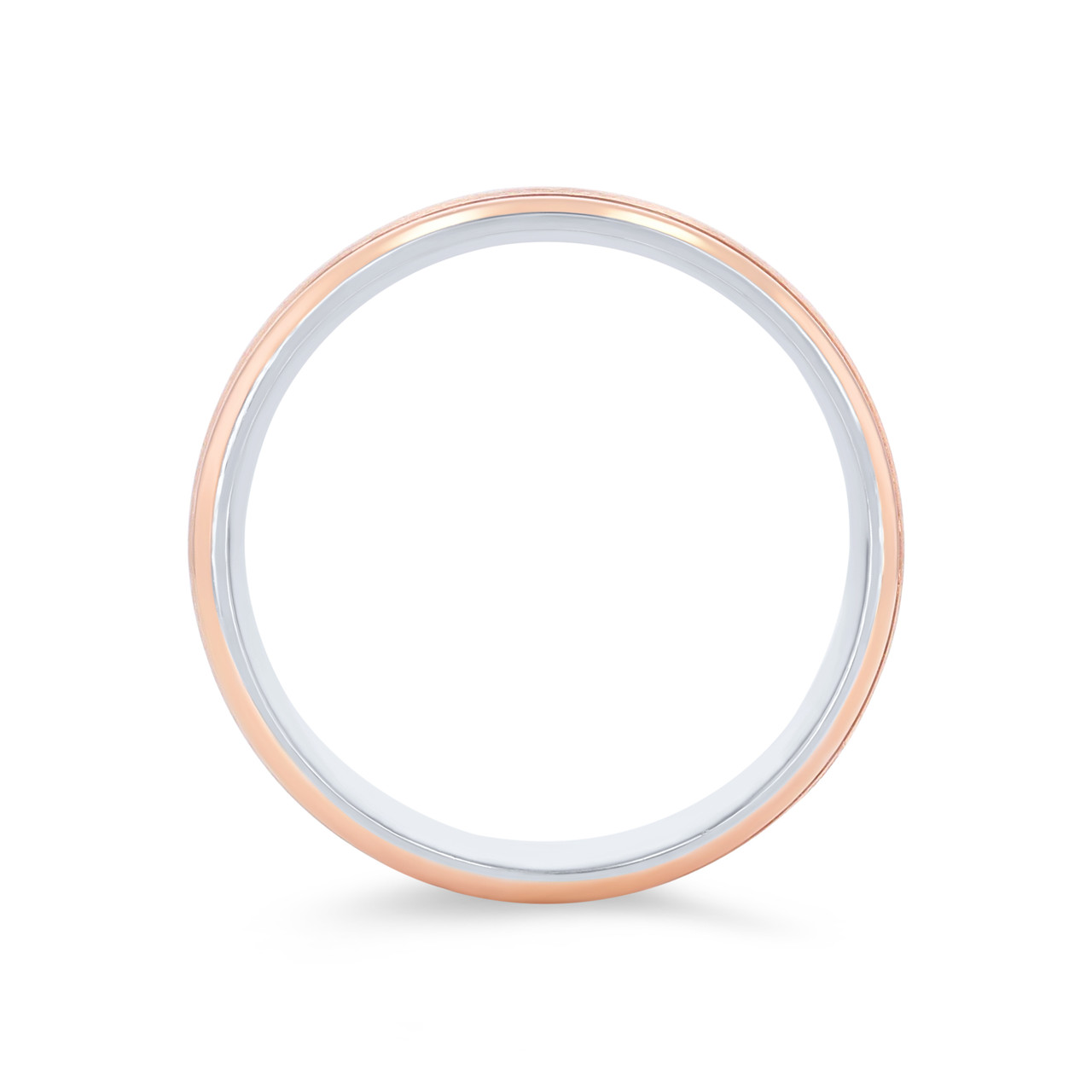 Matte Inlay 7mm Wedding Band 2
