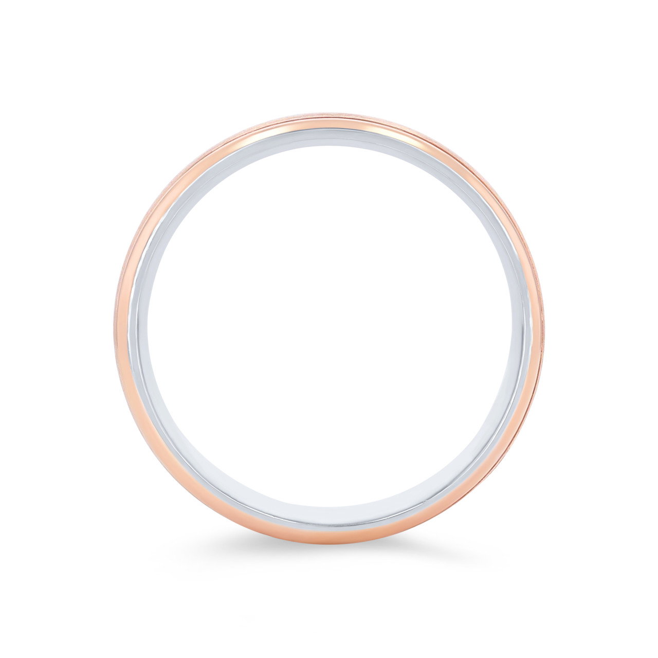 Matte Inlay 7mm Wedding Band 2