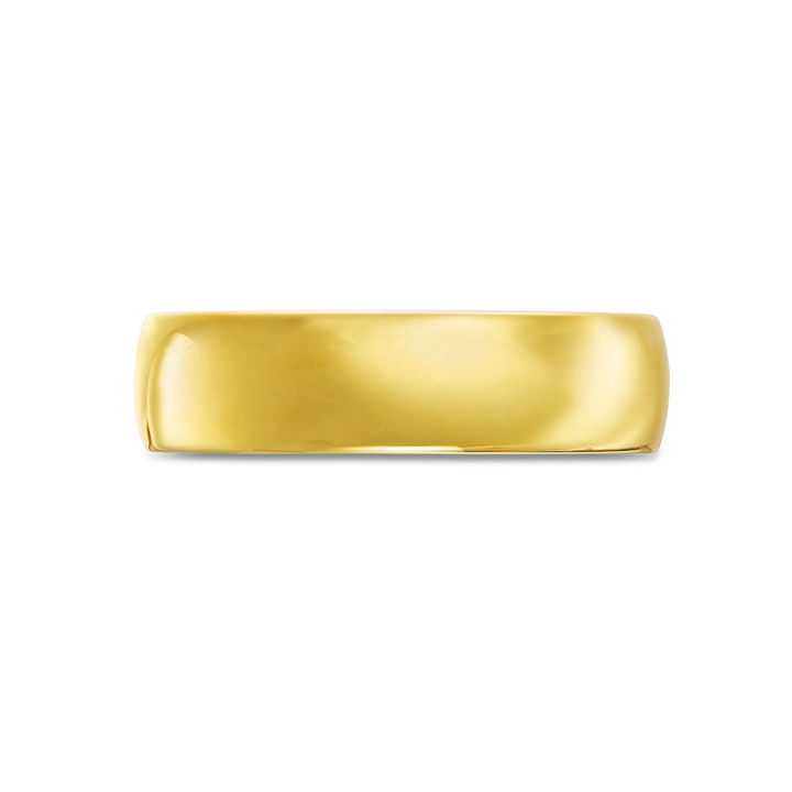 Yellow Gold 14K Classic Dome 6mm Wedding Band