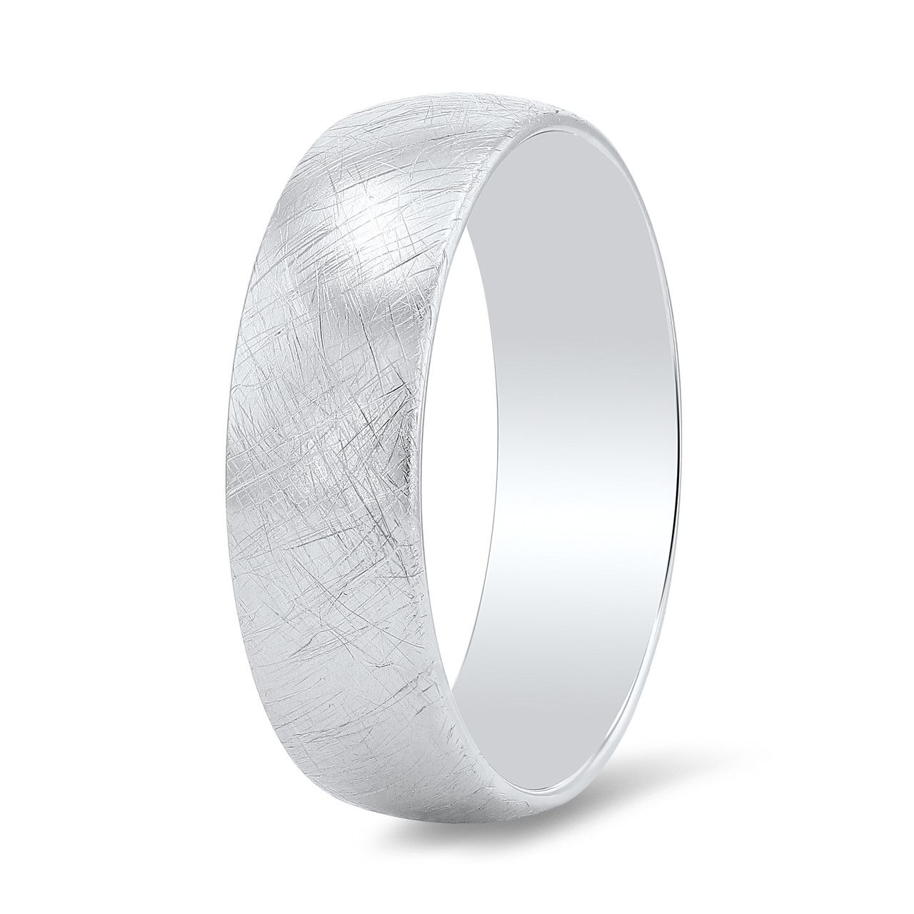 Wire Matte 6.5mm Wedding Band 1