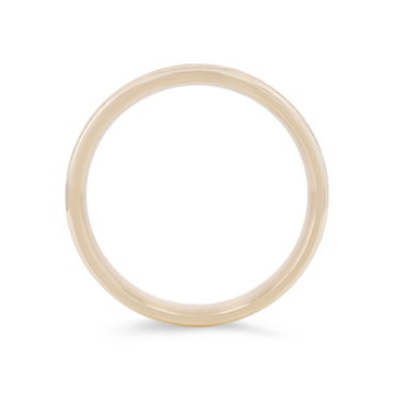 Wire Matte 6mm Wedding Band In White Gold 14K