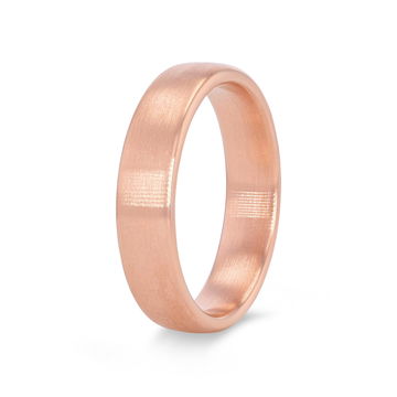 Classic Matte 5.5mm Wedding Band In White Gold 14K