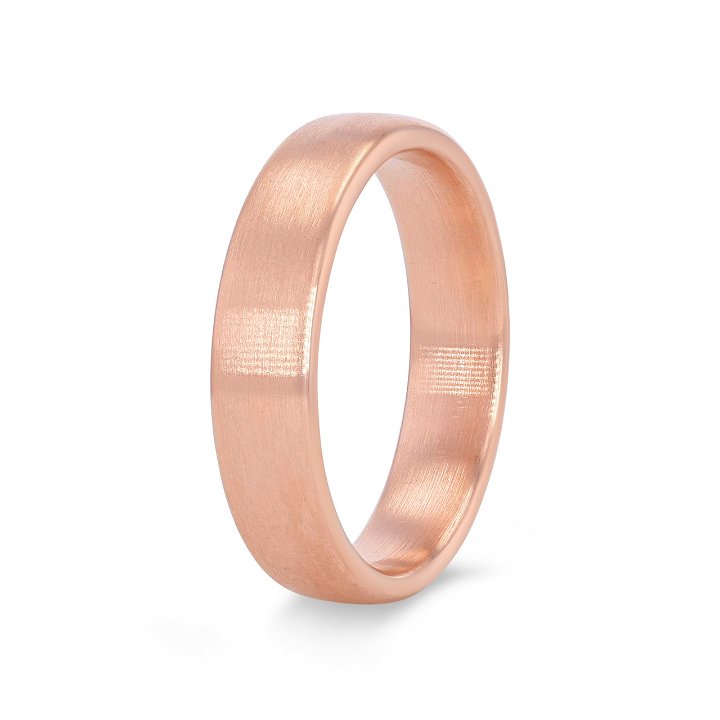 White Gold 14K Classic Matte 5.5mm Wedding Band