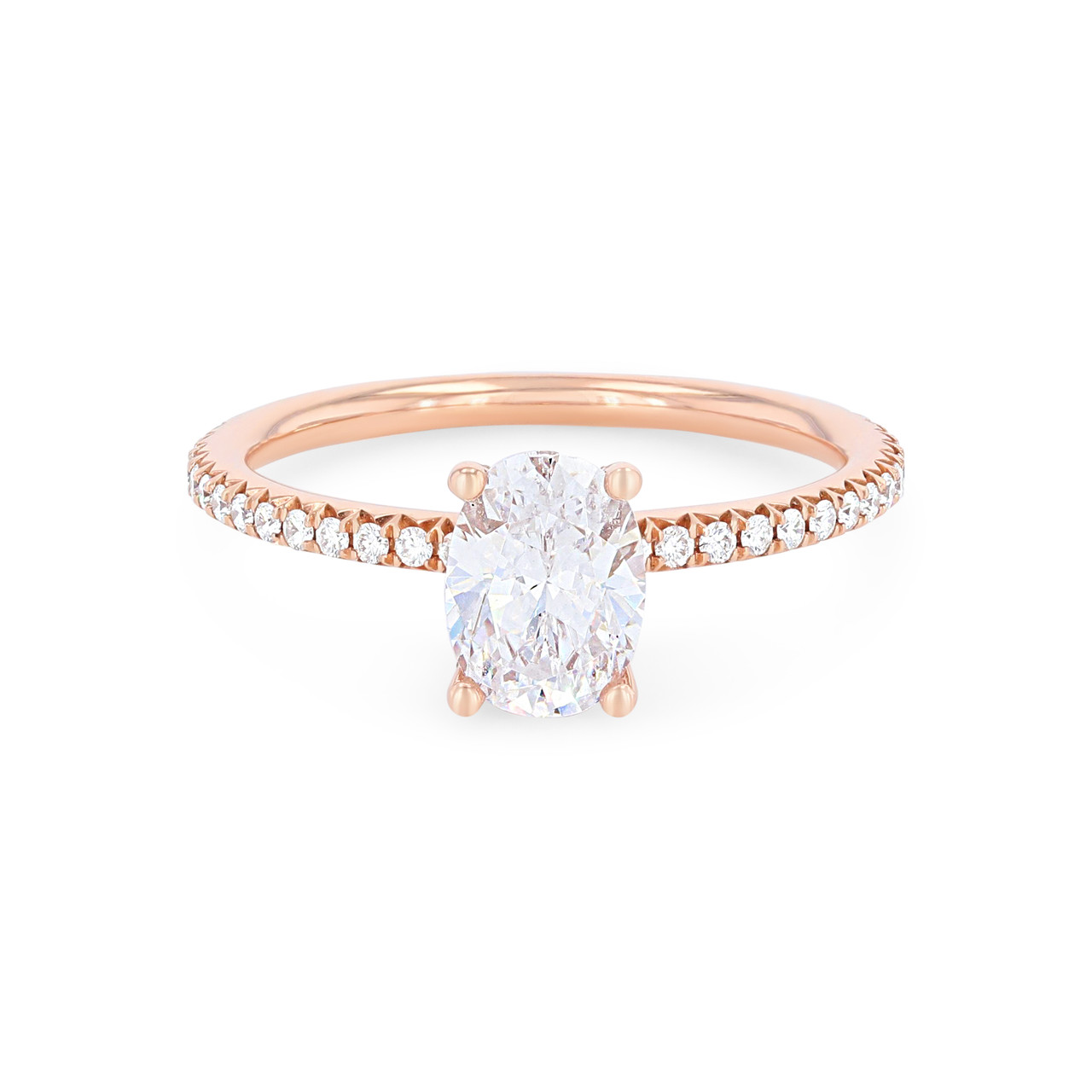 Sylvie Hidden Halo Pave Diamond Engagement Setting 0