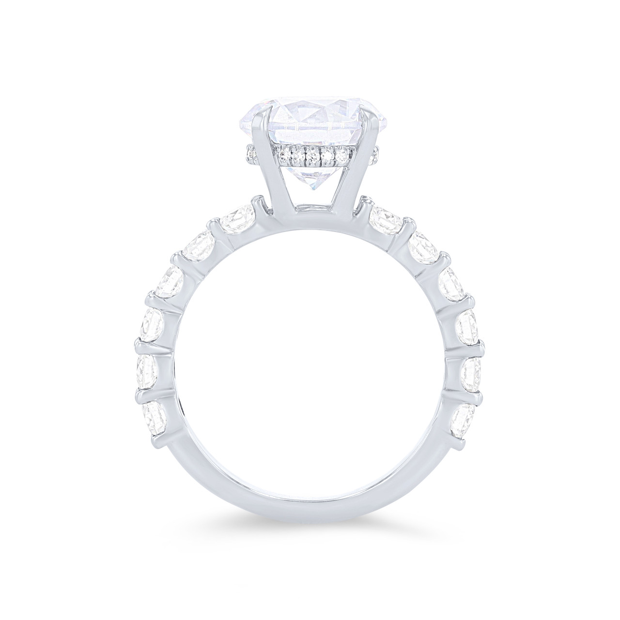 Michael M. Crown Hidden Halo Luxe Engagement Setting 3