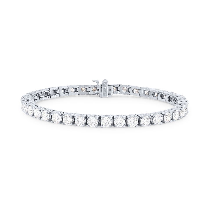 White Gold 14K Lab Grown Diamond Tennis Bracelet