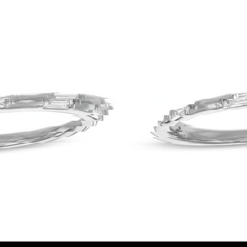 Baguette Diamond Segment Wedding Band by Diamonds Direct Designs