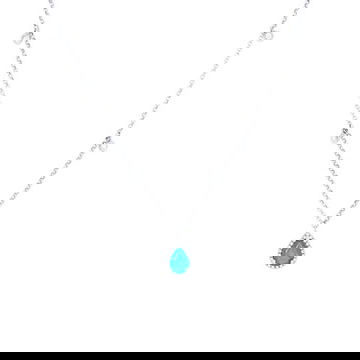 Emerald and Diamond Station Necklace
