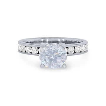 Channel Diamond Engagement Setting by Diamonds Direct Designs 3