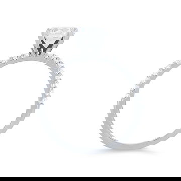 Shared Prong Diamond Engagement Setting by Diamonds Direct Designs 40