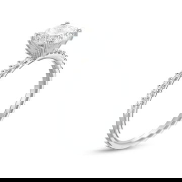 Shared Prong Diamond Engagement Setting by Diamonds Direct Designs 37