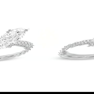 Shared Prong Diamond Engagement Setting by Diamonds Direct Designs 38
