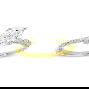 Shared Prong Diamond Engagement Setting by Diamonds Direct Designs 27