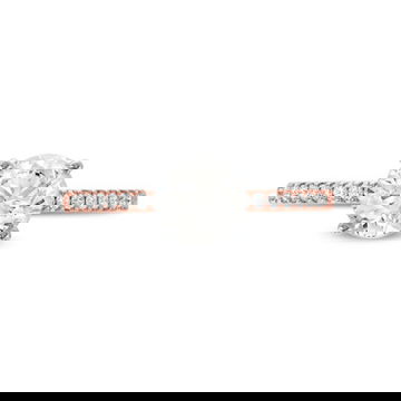 Shared Prong Diamond Engagement Setting by Diamonds Direct Designs 16