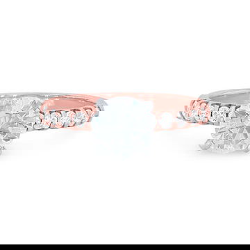 Shared Prong Diamond Engagement Setting by Diamonds Direct Designs 7