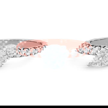 Shared Prong Diamond Engagement Setting by Diamonds Direct Designs 1