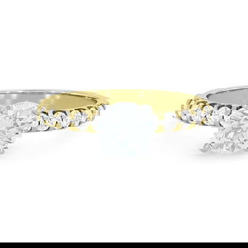 Shared Prong Diamond Engagement Setting by Diamonds Direct Designs 11
