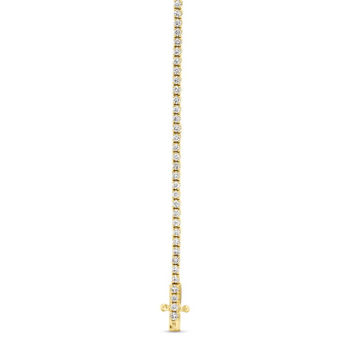 Classic Diamond Tennis Bracelet In Yellow Gold 14K