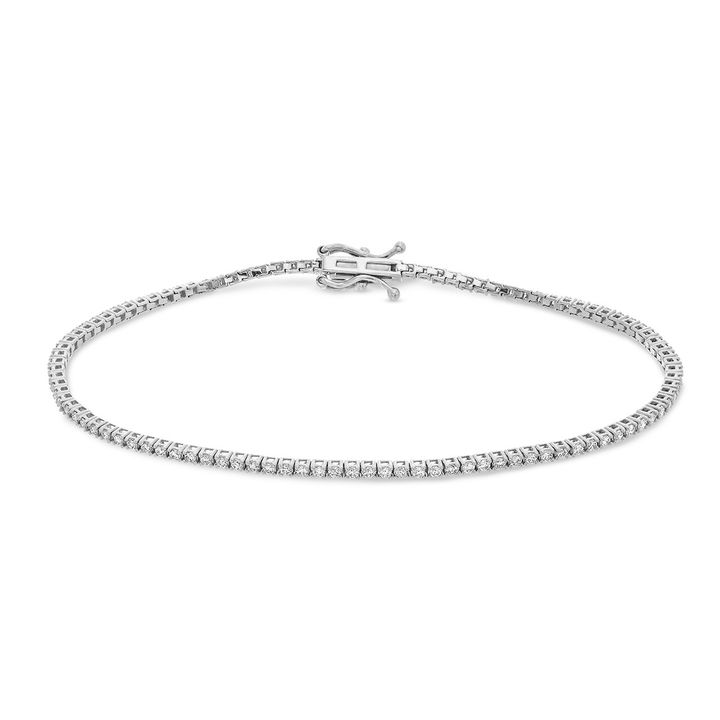 White Gold 14K Classic Diamond Tennis Bracelet