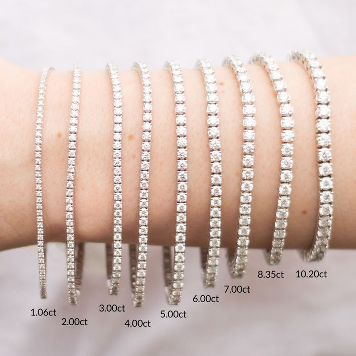 White Gold 14K Classic Diamond Tennis Bracelet