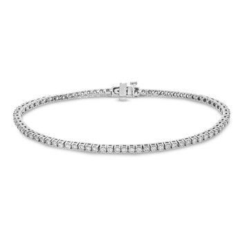 Classic Diamond Tennis Bracelet In White Gold 14K
