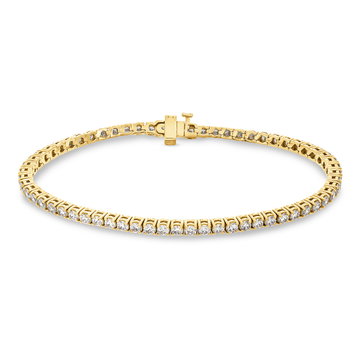 Classic Diamond Tennis Bracelet In Rose Gold 14K