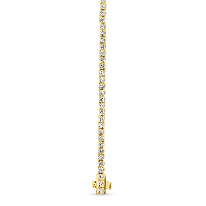 Classic Diamond Tennis Bracelet In Yellow Gold 14K