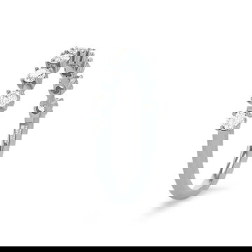 Four Prong Station Diamond Wedding Band
