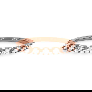 Four Prong Station Diamond Wedding Band