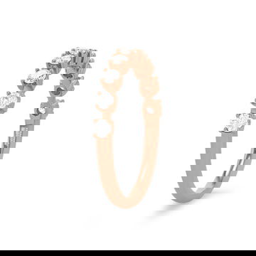 Four Prong Station Diamond Wedding Band