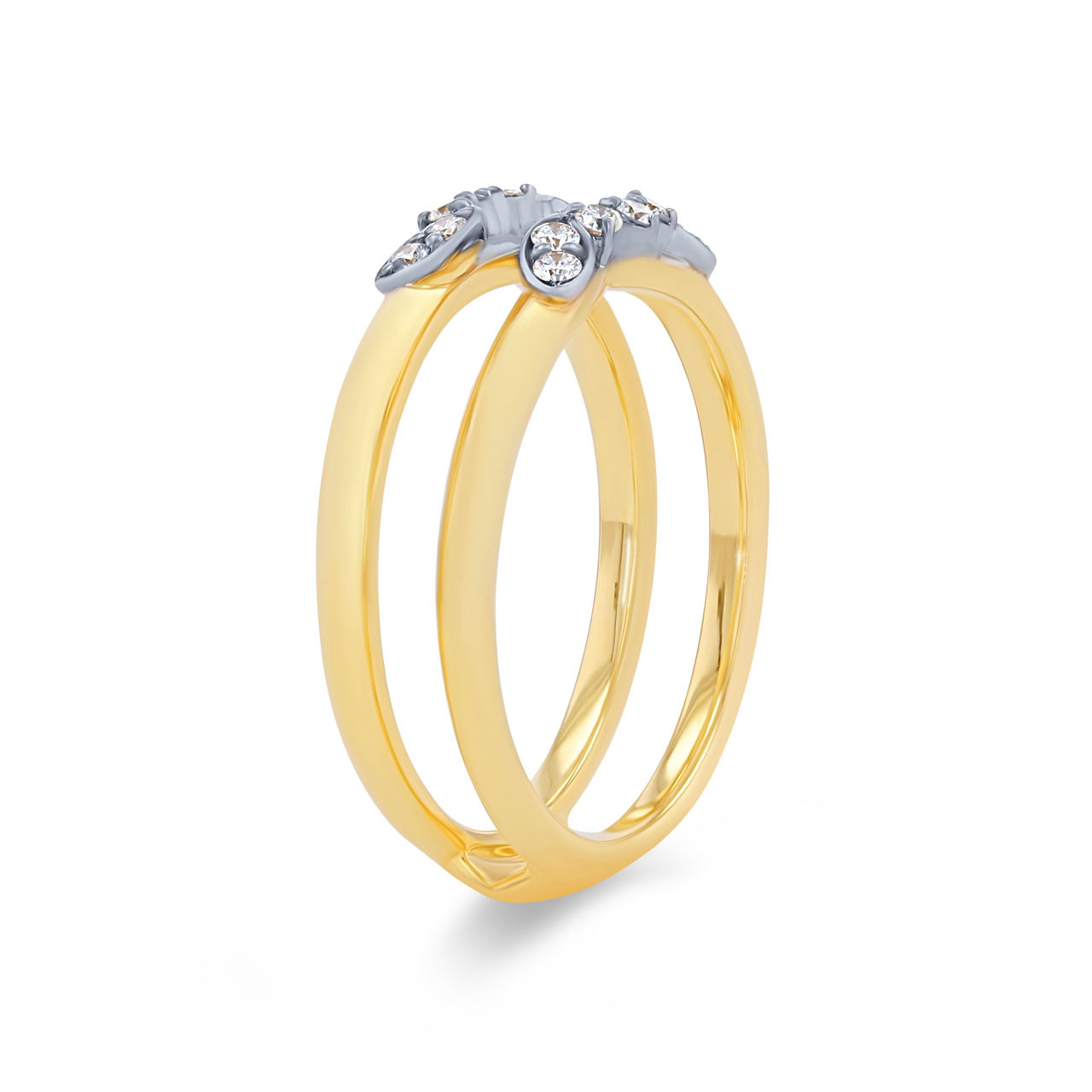 Simon G. Diamond Floral Ring Guard