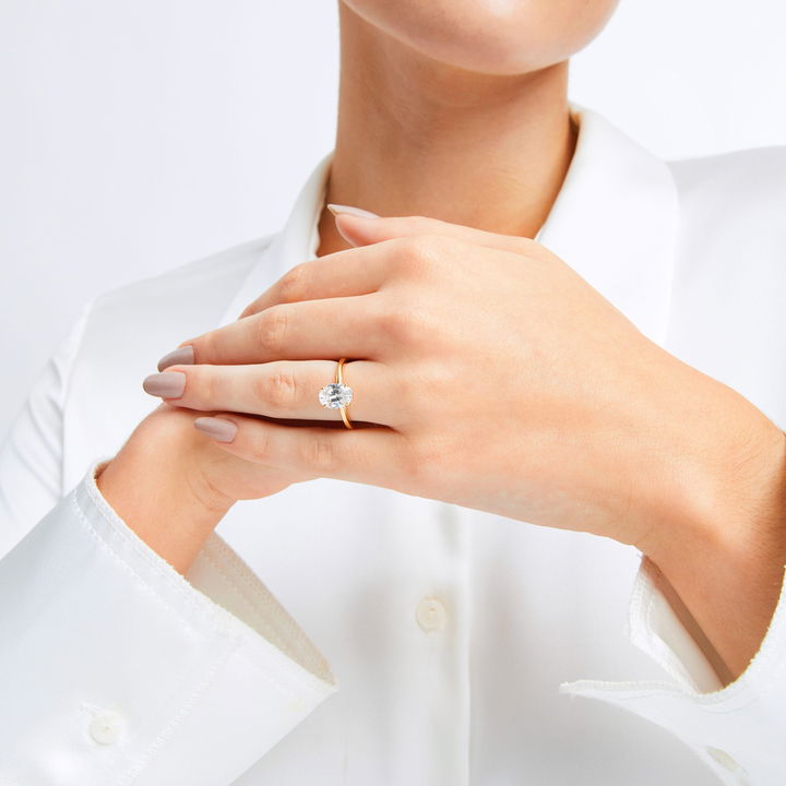 Yellow Gold 18K Simply Tacori Solitaire Engagement Setting