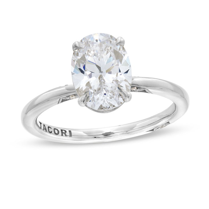 Simply Tacori Solitaire Engagement Setting In Platinum