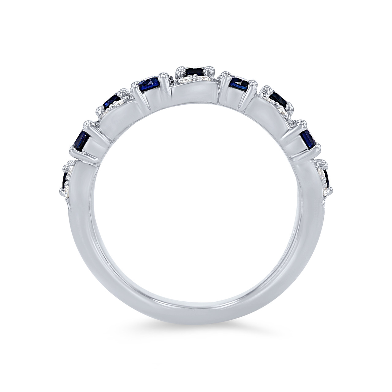 Sapphire and Diamond Vine Ring 2