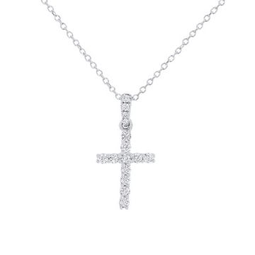 Standard Diamond Cross Necklace