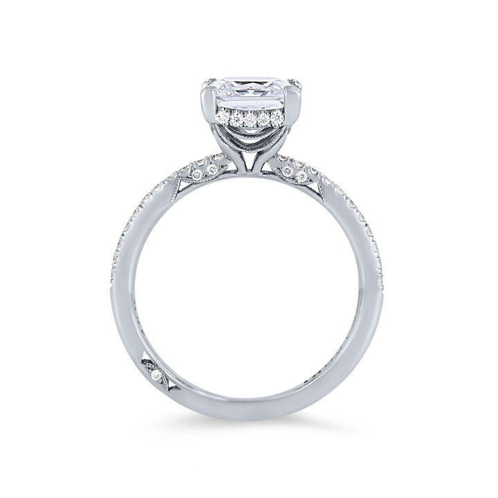 White Gold 18K Simply Tacori Hidden Halo Engagement Setting