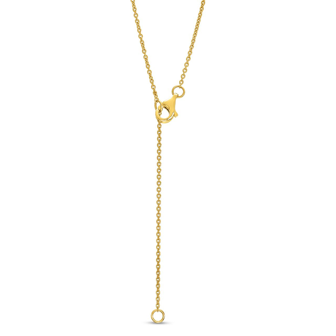 Petite Bezel Diamond Mosaic Pendant