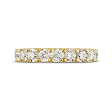 Essential Diamond Halfway Wedding Band (1.50TW) In Yellow Gold 14K