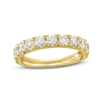 Essential Diamond Halfway Wedding Band (1.50TW) In Yellow Gold 14K