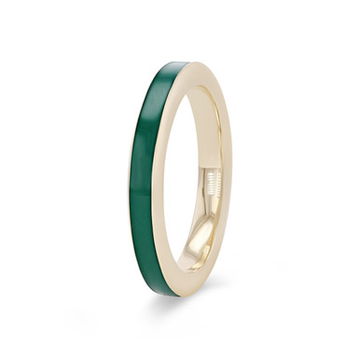 Michael M. Chroma Green Enamel Ring
