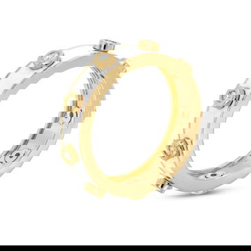 Michael M. Chroma White Enamel Bezel Ring